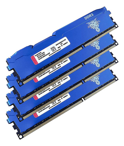 Ddr3 32gb Kit (8gbx4) Desktop Ram 1600mhz Pc3-12800 Udimm