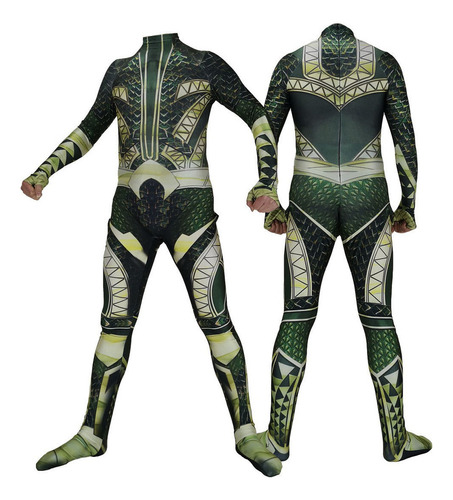 Traje De Disfraz De Aquaman Arthur Curry Para Halloween, 1 U