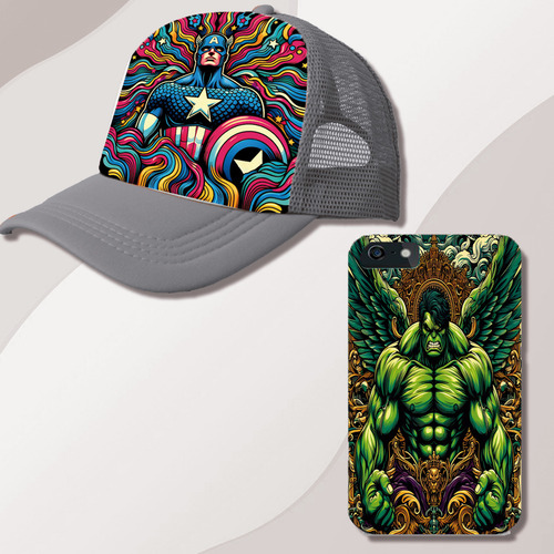 Kit Imprimible Superheroes Sublimación Png Stickers