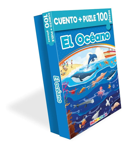 Libro Infantil Cuento El Oceano + Puzle 100 Piezas Mundicrom