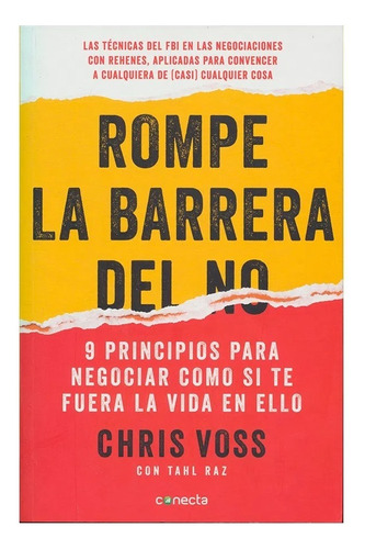 Libro Rompe La Barrera Del No - Chris Voss - Original