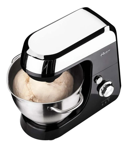 Imagen 5 de 6 de Batidora de pedestal Oster Perform Inox FPSTSM2711 negra 60 Hz 120 V