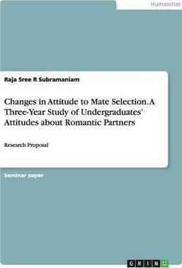 Libro Changes In Attitude To Mate Selection. A Three-year...