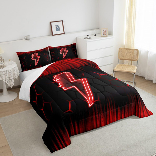 Feelyou Juego De Ropa De Cama Con Diseño De Flash De Juego.
