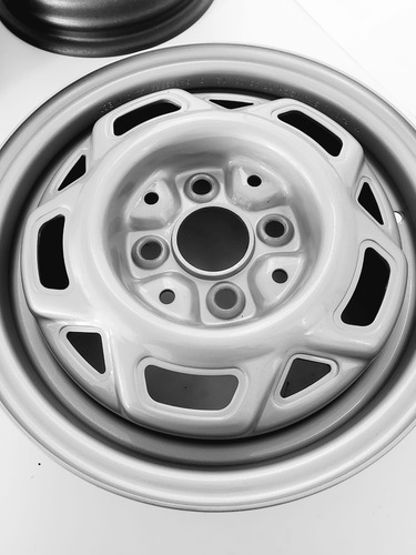 Kit 2 Roda Ferro Gm Aro 13 Corsa Wind Celta Pick Up Original