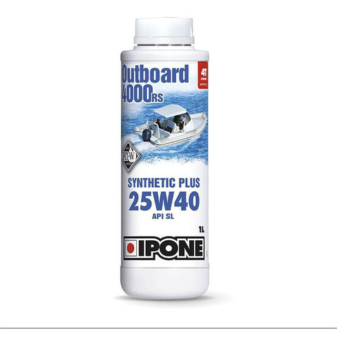 Aceite Semisintético Outboard 4000 Rs 4t 25w40 1lts Ipone