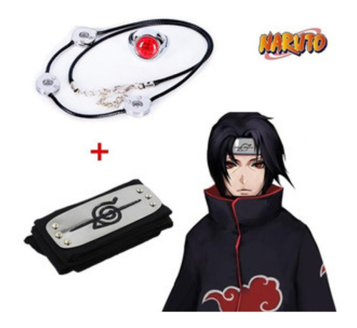 Accesorios De Itachi/ Naruto Bandana + Anillo + Collar