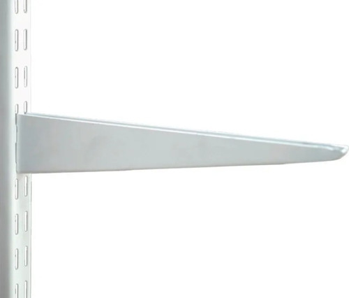 Mensula Metalica Reforzada 22cm Doble Enganche Para Riel
