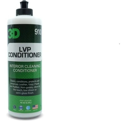 3d Lvp Conditioner Limpiador Acondicionador De Cuero