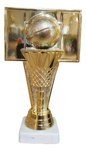 Set X6 Trofeo Plástico Basket Básquet Tablero 14cm Souvenir