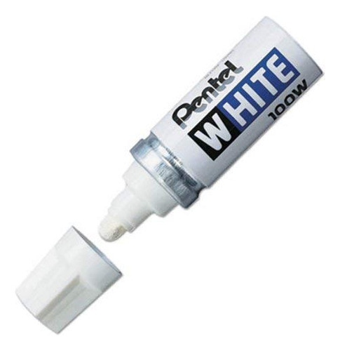 Pentel Punta Fieltro Marcador Color Blanco Amplio Punto Tipo