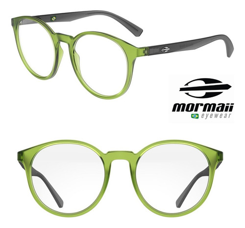 Armação Grau Oculos Redondo Mormaii Agra 6117 F29