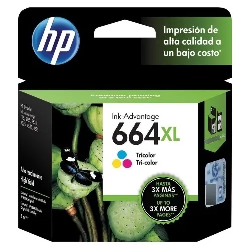comprar Cartucho Tinta Hp Original 664 Xl Color 2135 3635 4535 3775