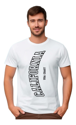 Camiseta Masculina Básica Sf3 Califórnia Usa Estados Unidos