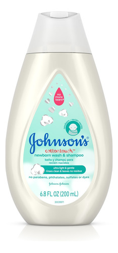 Jabón líquido Johnson's Baby Cottontouch dosificador 200 mL