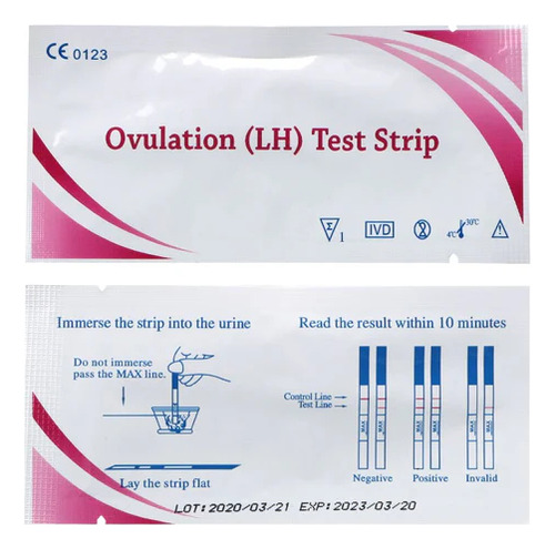 20 Test De Ovulacion + 2 Test De Embarazo