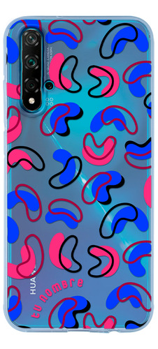 Funda Para Huawei Para Mujer Figuras Abstracto Con Nombre