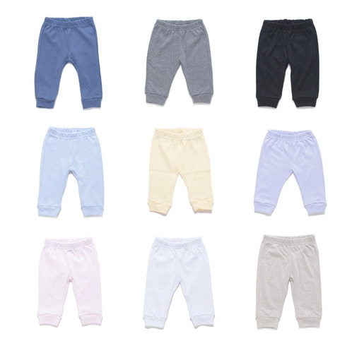 Pantalones * 6 Unidades Baby Ginos  100% Algodón Pima