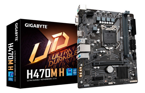 Motherboard Gigabyte H470m H Intel 10ma Gen 10/11 Lga1200