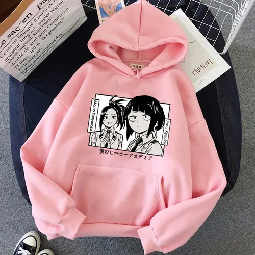 Momo yaoyorozu hoodie hotsell
