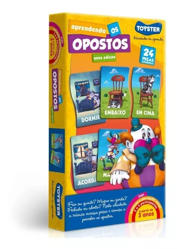 Jogo Educativo - Aprendendo os Opostos - Toyster