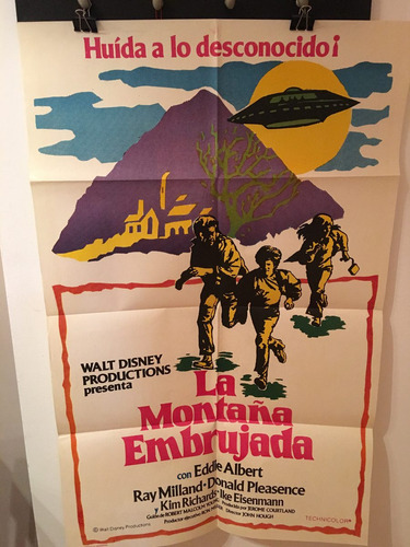Afiche Original Cine - La Montaña Embrujada