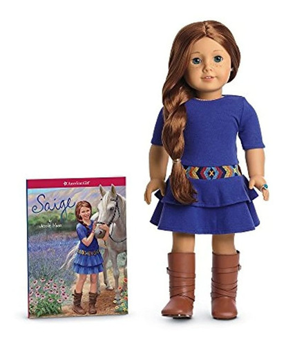 American Girl De 2013 saige Doll & Libro De Bolsillo