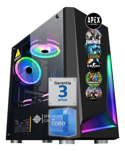 Pc Gamer Intel Core I5 12400f 16g 1t Rtx 3060 12g Wifi Juego