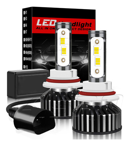 Para Ford Bronco 1987-1989 1990 1991 Kit De Focos Led 9004