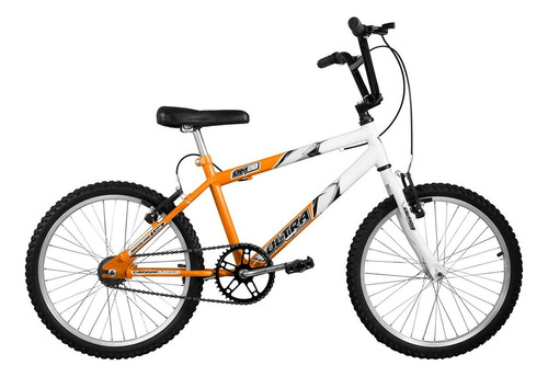 Bicicleta  urbana Ultra Bikes Bike Aro 20 Bicolor freios v-brakes cor laranja/branco