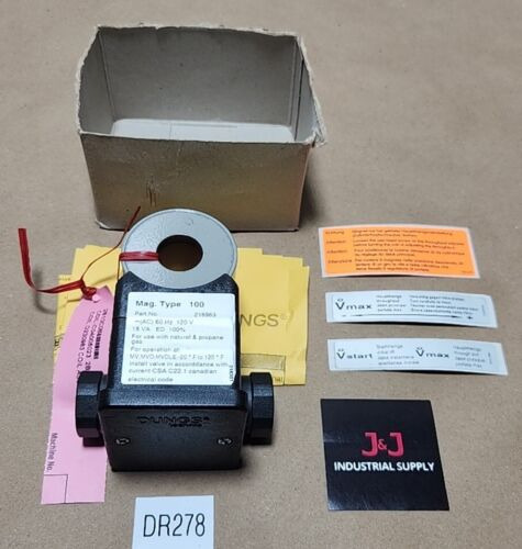 *new Surplus* Dungs 216963 Coil Type 100 120vac 60hz 15v Ddh