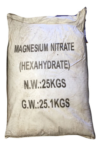 Nitrato De Magnesio Soluble 25kg