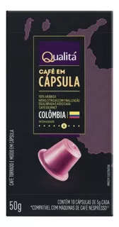 Cápsula De Café Colômbia Qualitá 50g