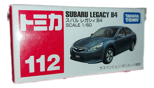 Tomica 112. Subaru Legacy B4. Nuevo