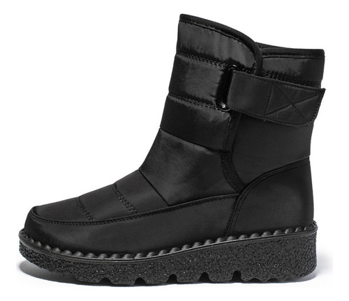 Botas De Mujer Calentitas Botas De Nieve Con Velcro