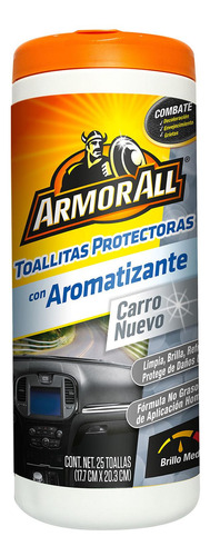 Toallitas Limpiar Armor All Protector Auto Aroma Carro Nuevo