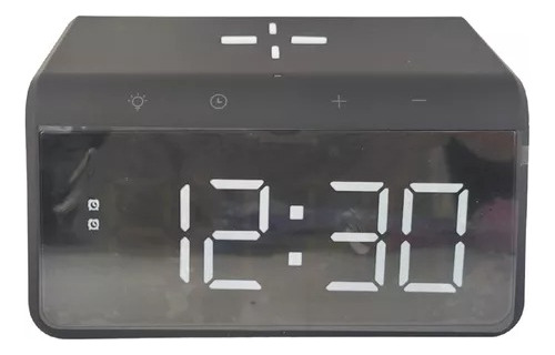 Reloj Alambrico Escritorio Alarma Despertador Carga Celular