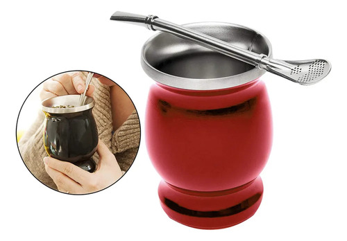 De Acero Inoxidable Mate Calabaza Taza De Tédoble Pared