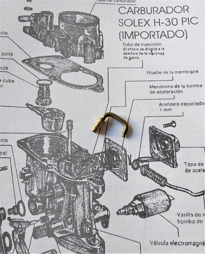 Kombi-carburador Solex H30- Inyector