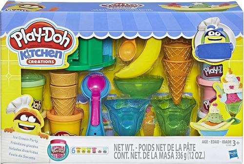 Play Doh Kitchen Creation Ice Cream Party Helados Divertidos