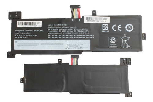 Bateria Compatible Con Lenovo L17l2pf0 2icp6/55/90 Litio A