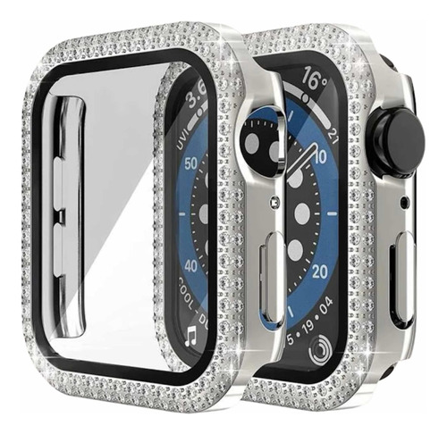 Funda Protectora De Pantalla Apple Watch 42m Diseño Diamante