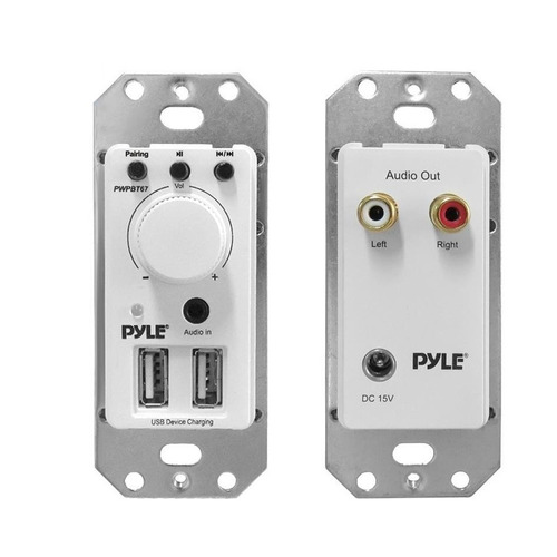 Pyle Receptor Bluetooth Hogar Pwpbt67 De Pared Usb