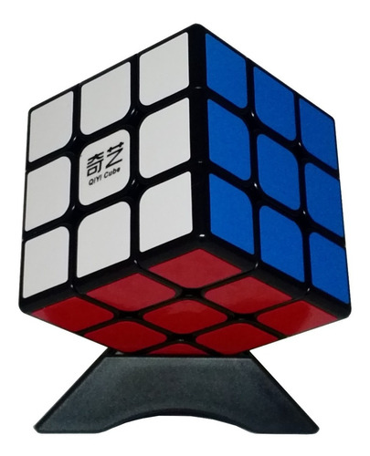 Cubo Rubik 3x3 Qiyi Qijang Sail 60 Mm ! Color De La Estructura Negro