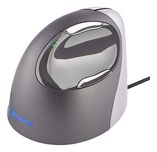 Ratón Ergonómico Vertical Evoluent Vm4l Con Cable Usb