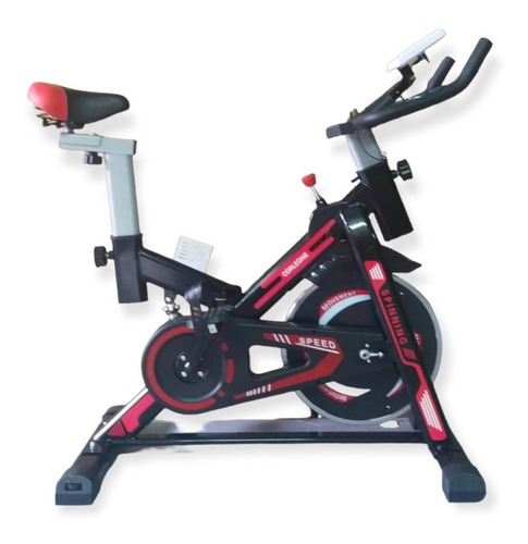 Imagen 2 de 3 de Bicicleta Spinning Estática Corleone 15 Kg Con Resorte