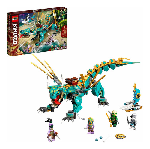 Figuras Para Armar Lego Ninjago Jungle Dragon 71746 Kit Fgr