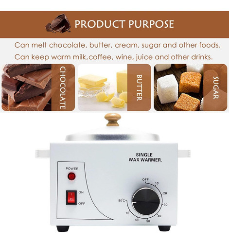 Olla Para Derretir Chocolate Con Temperatura Ajustable De 80