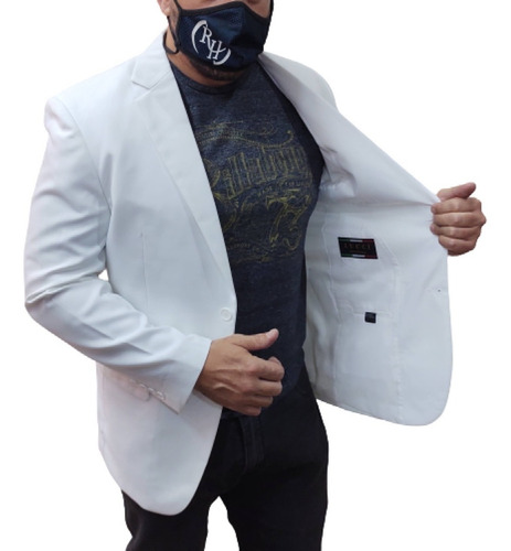 Imagen 3 de 4 de Saco Blanco Calidad Premium Sport-vestir