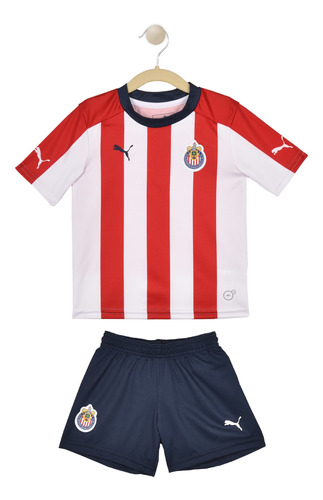 Jersey Y Short Chivas - Puma - 752800 01 - Roja Niños